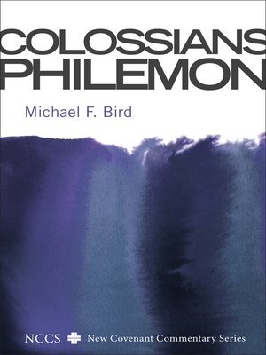 cover image of Colossians and Philemon